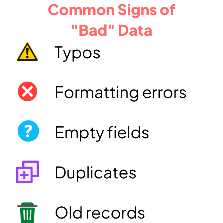 Signs of Bad Data